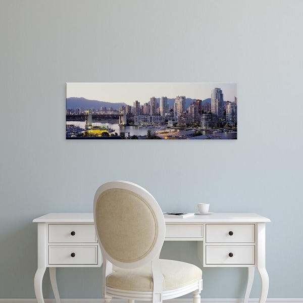 Easy Art Prints Panoramic Images's 'Skyscrapers in a city, Vancouver, British Columbia, Canada' Premium Canvas Art