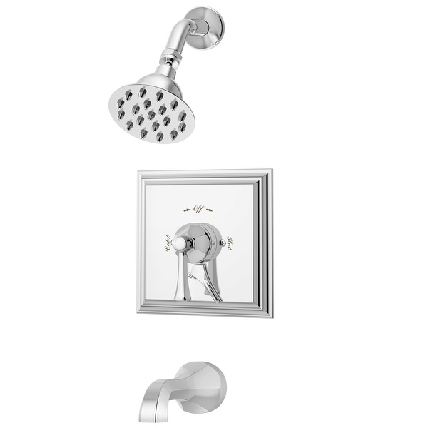 Symmons S-4502-TRM Canterbury Tub and Shower Trim Package with Single Function Shower Head