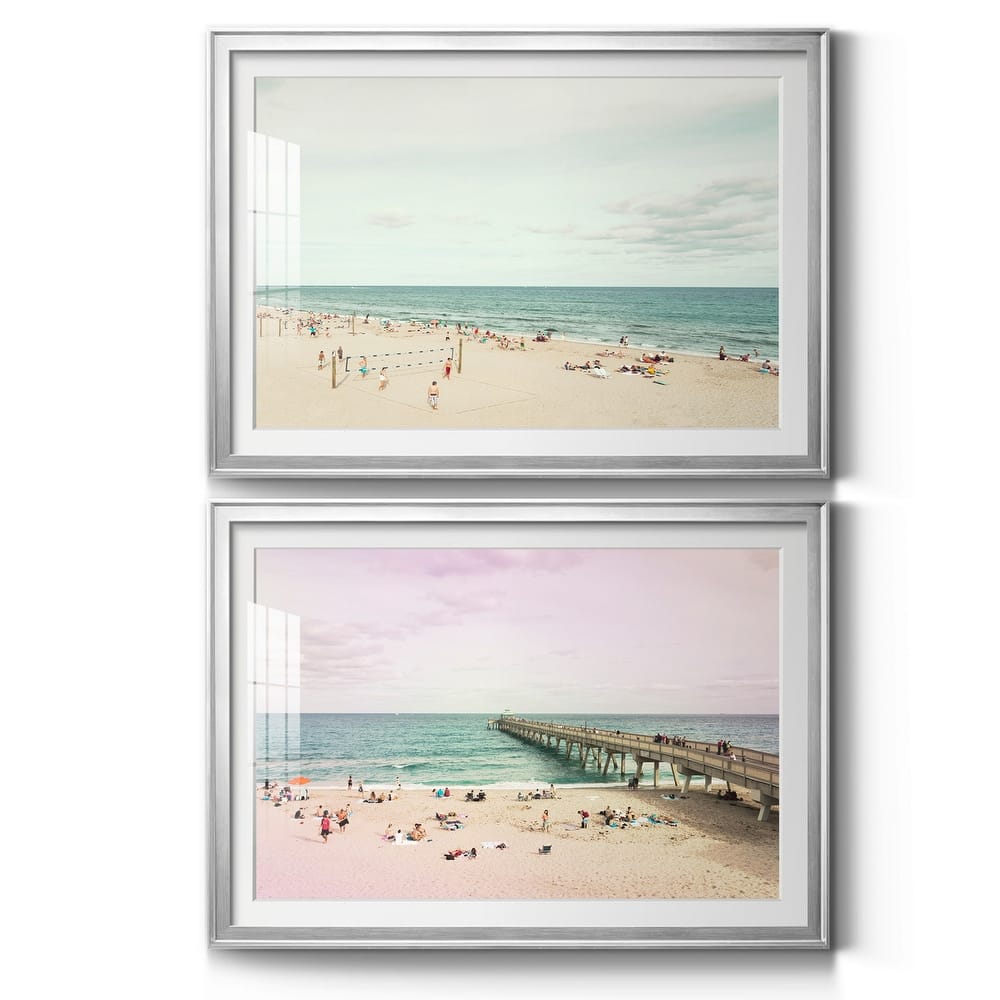 Day at the Beach Premium Framed Print - Ready to Hang