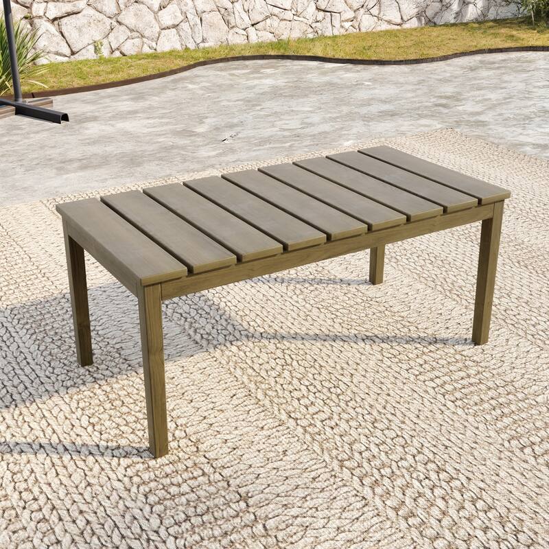 Outdoor Patio Teak Wood Side Table Coffee Table