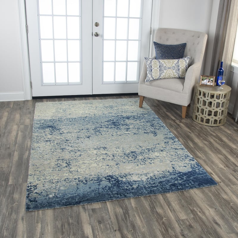 Alora Decor Radiant Abstract Wool Blend Area Rug