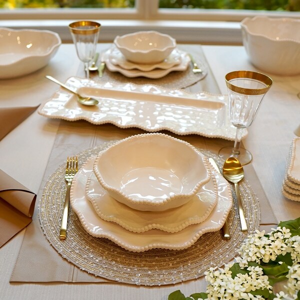 Certified International Perlette Melamine All Purpose Bowls, Set