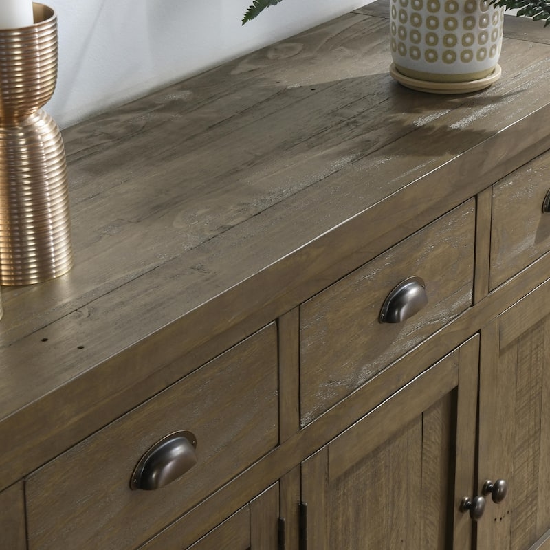 Kasey Reclaimed Pine 4-Drawer 4-Door Sideboard by Kosas Home