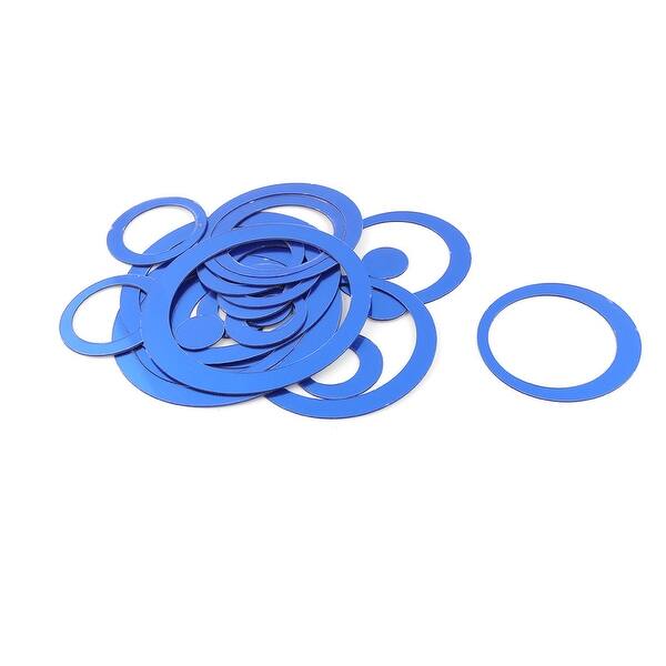 Shop Living Room Acrylic Circle Design Self Adhesive Mirror Wall Sticker Mural Blue On Sale Overstock 28874845