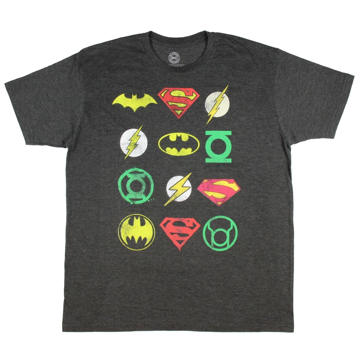 T Shirt DC Comics Batman Flash Green Lantern Superman