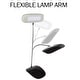 preview thumbnail 6 of 5, Touch-Activated LED with Flexible Gooseneck Desk Lamp, Black