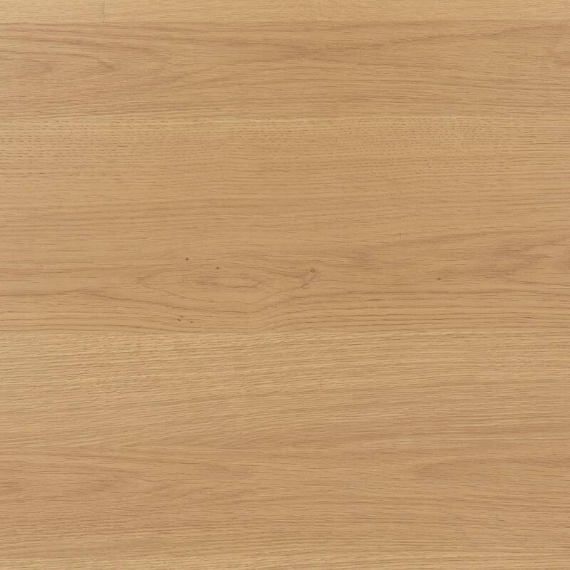 48" Oval Solid Oak Rattan Coffee Table