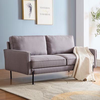 Atley Square Arm Modern Linen Sofa