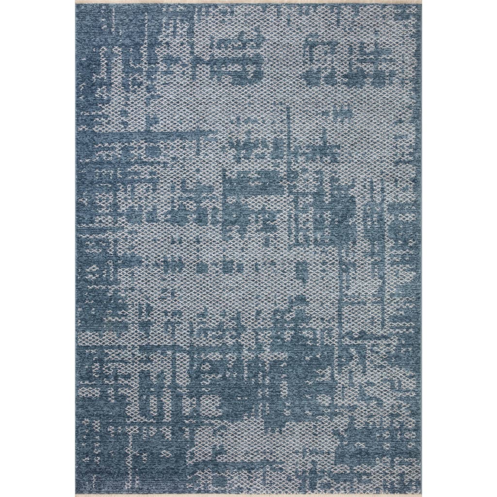 Alexander Home Rain Abstract Modern Area Rug