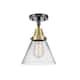 Option Clear / Black Antique Brass