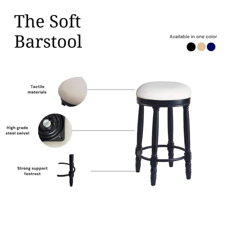Ostweer Furniture Livingroom Bar Stools Set of 2 - White