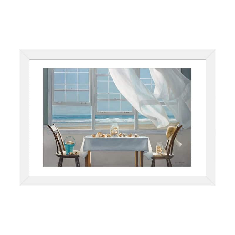 iCanvas "The Shell Collectors" by Karen Hollingsworth - White - 24x32x1