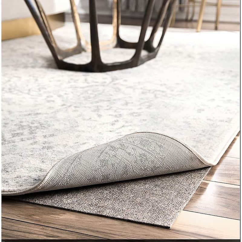 Non-slip Grey Noise Reducing Carpet Mat Rug Pad for Hard Floors