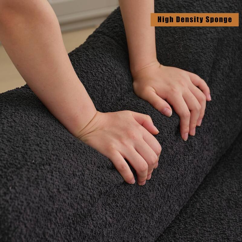 Modern Minimalist 140" L-Shape Couch