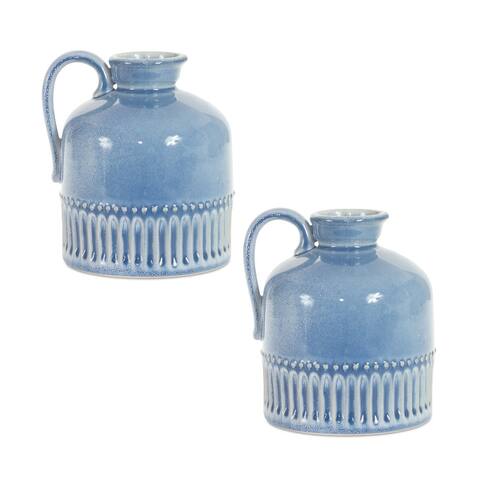 Ceramic Jug Vase (Set of 2)