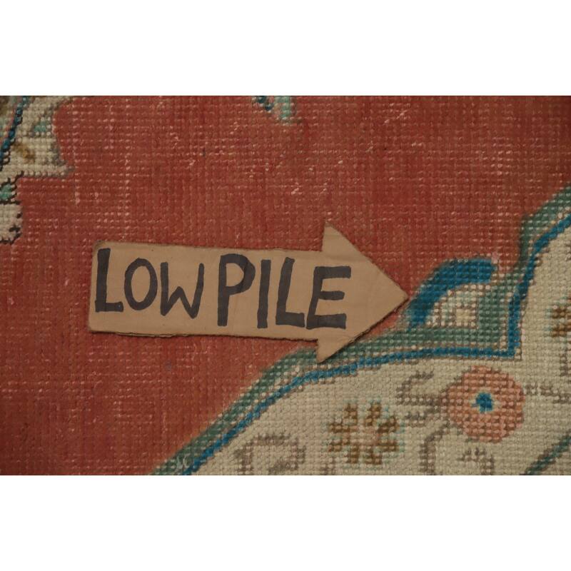 Hand Knotted Oriental 100% Wool Carpet Traditional Medallion Oranges & Rust Tabriz Area Rug - 6' 3'' X 4' 4''