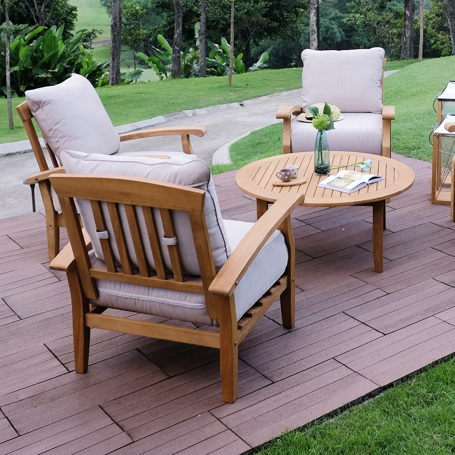 Leon teak patio furniture new arrivals