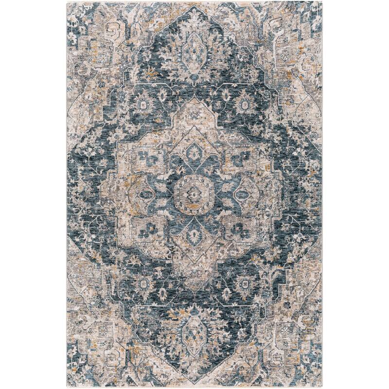Livabliss Traditional Cardiff Medallion Area Rug