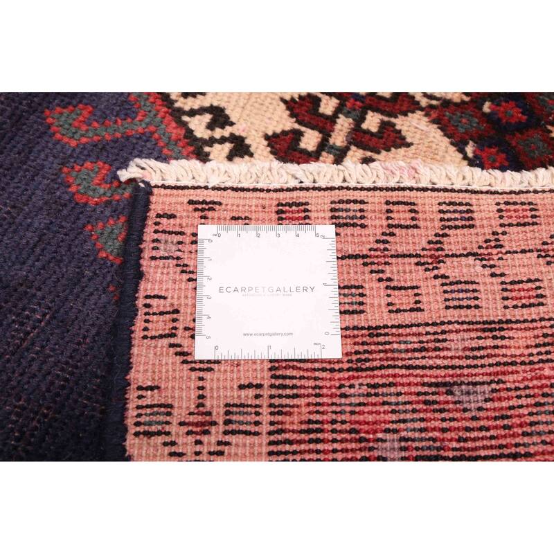 ECARPETGALLERY Hand-knotted Konya Anatolian Navy Wool Rug - 4'7 x 8'0