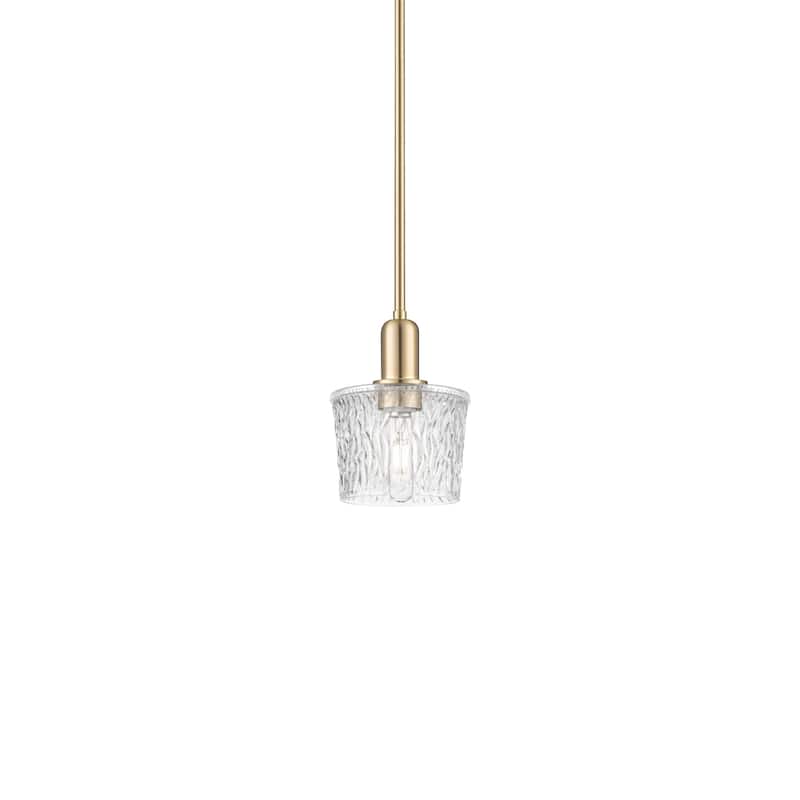 Innovations Lighting 716-1S-10-7 Niagara Pendant Niagara 7" Wide Mini - Champagne Bronze / Clear