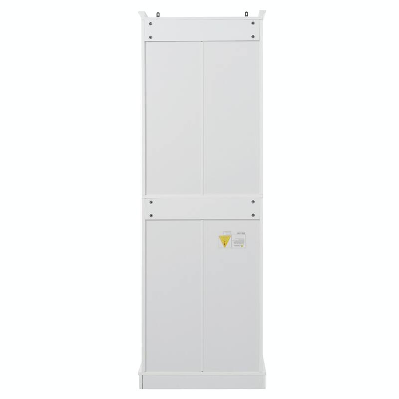 70.8" Freestanding Bathroom Vanity, Modern Elegant Design, 4 Doors & 1 Drawer, Space-Saving Storage