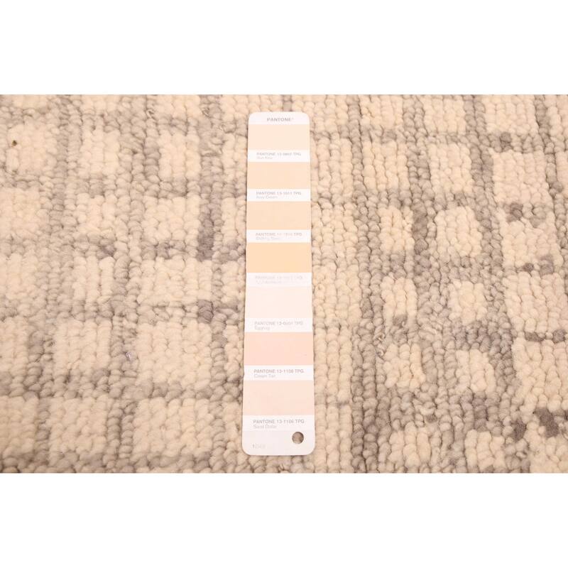 ECARPETGALLERY Hand-knotted Tangier Ivory Wool Rug - 5'7 x 8'2