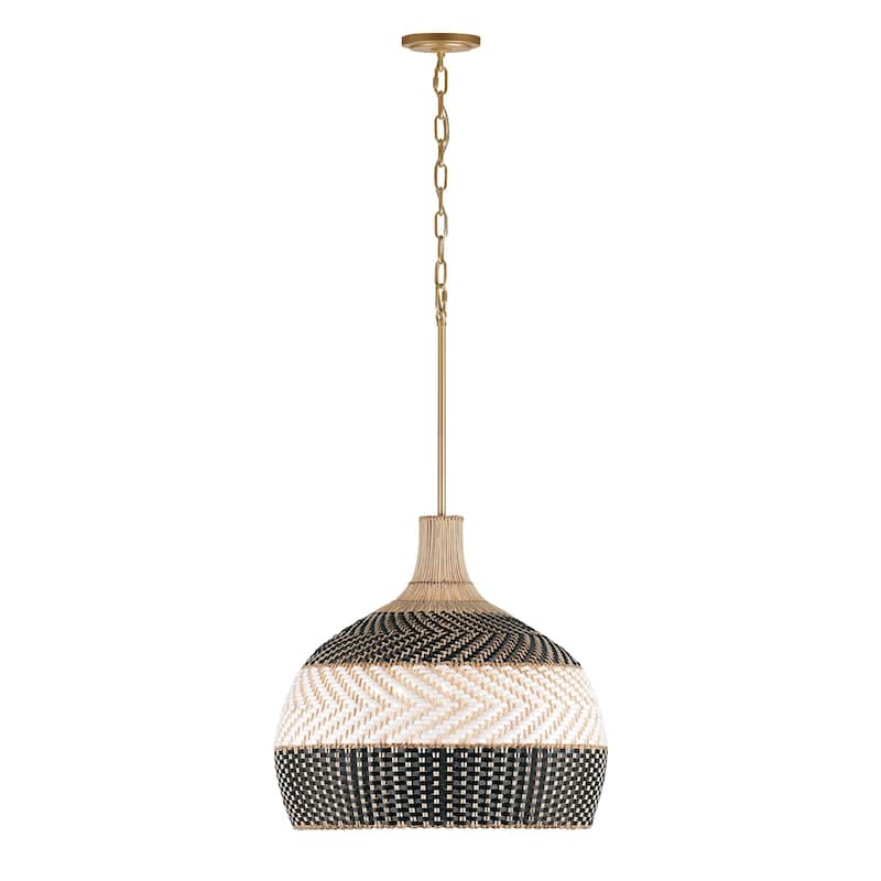 Crystorama Lighting Group ZAN-9005 Zanzibar 5 Light 21" Wide Pendant