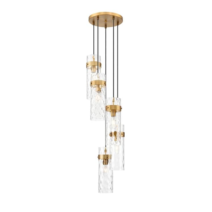 Z-Lite 7002P5-5R Fontaine 5 Light 15" Wide Chandelier
