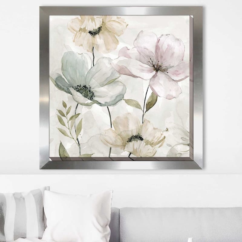 "Garden Grays Detail I (Square)" by Carol Robinson Print on Acrylic