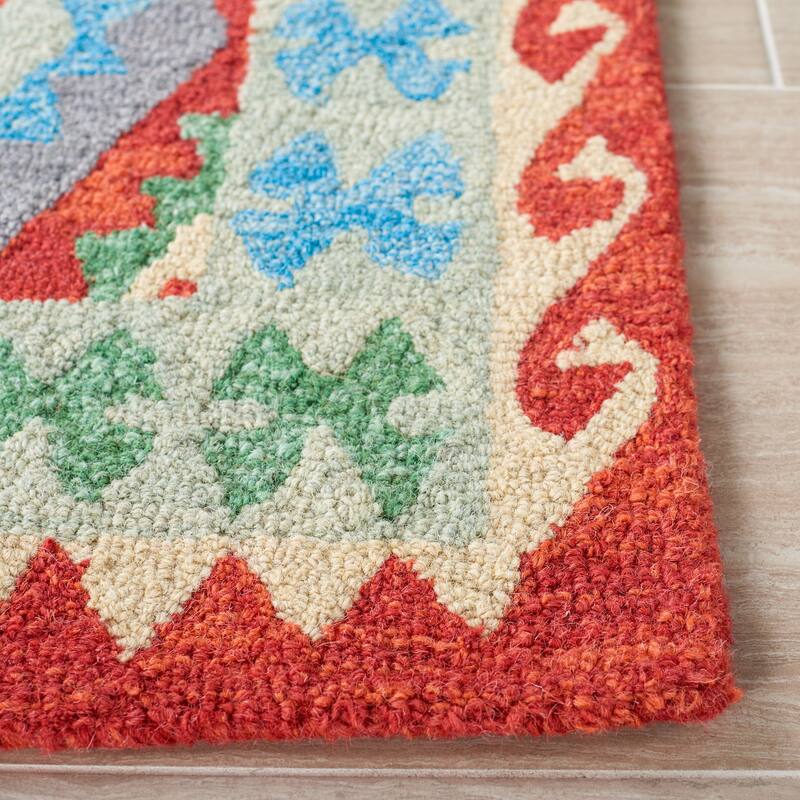 SAFAVIEH Handmade Aspen Tzipora Boho Tribal Wool Rug