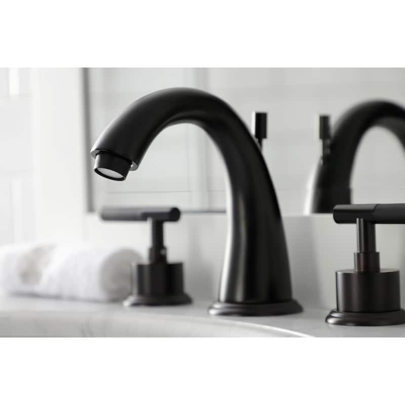 Kingston Brass Kaiser 1.2 GPM Widespread Bathroom Faucet with Pop-Up