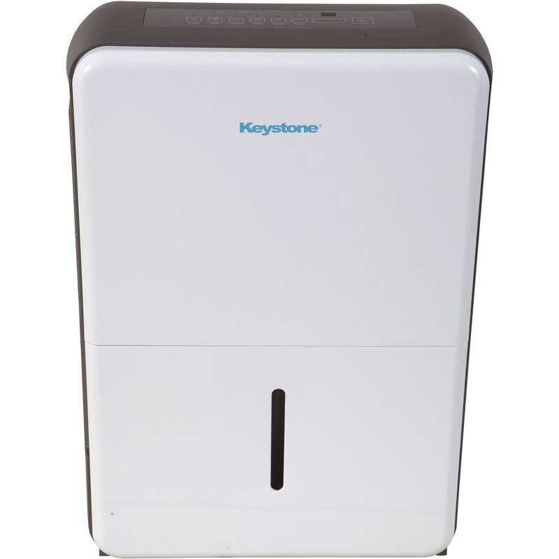 Keystone 50 Pint Dehumidifier with Electronic Controls and Built-In Pump