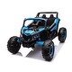 preview thumbnail 76 of 93, 12V Kids Ride-On Car with 3-Point Safety Harness, USB Music & LED Lights, Ages 3-8 Blue