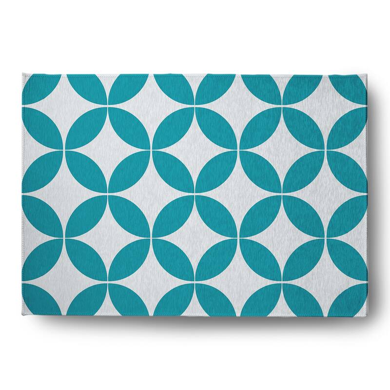Eye Opener Spring Chenille Indoor/Outdoor Rug - Explorer Blue - 5' x 7'