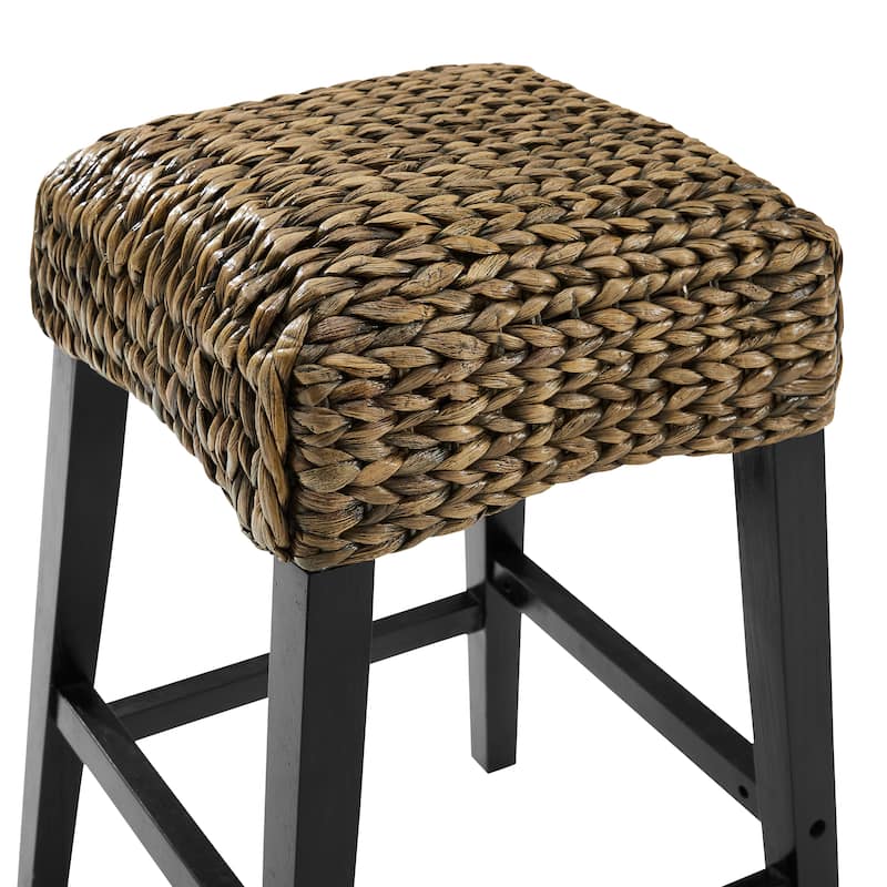 Crosley Edgewater 2Pc Backless Counter Stool Set - 18"d x 18"w x 26.25"h