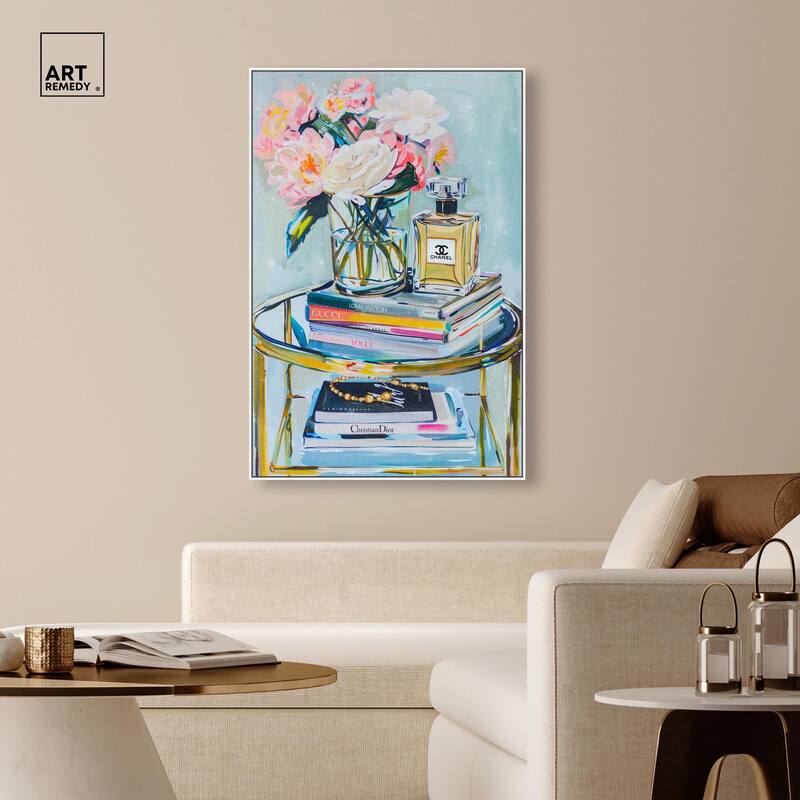 Glass Stand Glam Canvas by Art Remedy