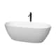 Option Matte White / Shiny White Trim / Matte Black