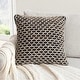 preview thumbnail 21 of 92, Boho Living Jada Braided Cotton/Jute Throw Pillows Black - 20x20