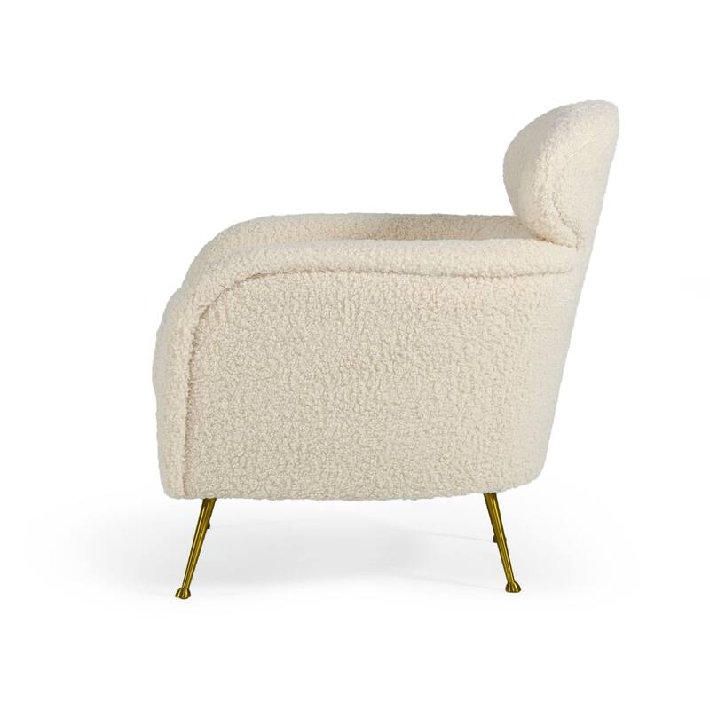 Modrest Altura Modern Faux Fur Lounge Chair
