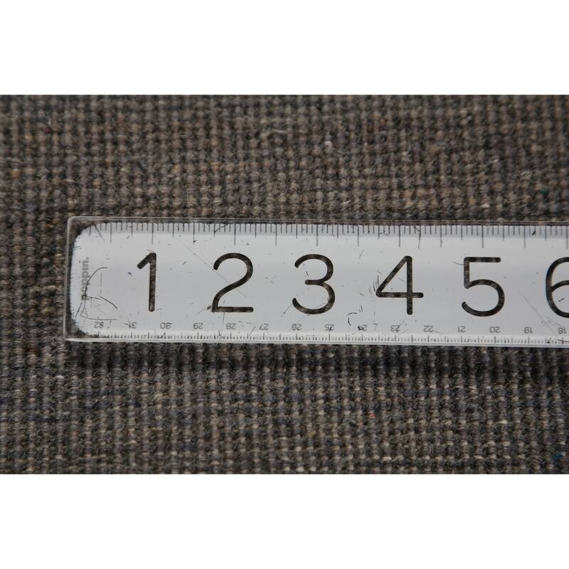 Grays & Blues Gabbeh Modern Area Rug Handmade Wool Carpet - 5'8" x 7'8"