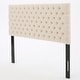 preview thumbnail 20 of 50, Jezebel Adjustable Full/Queen Tufted Headboard by Christopher Knight Home