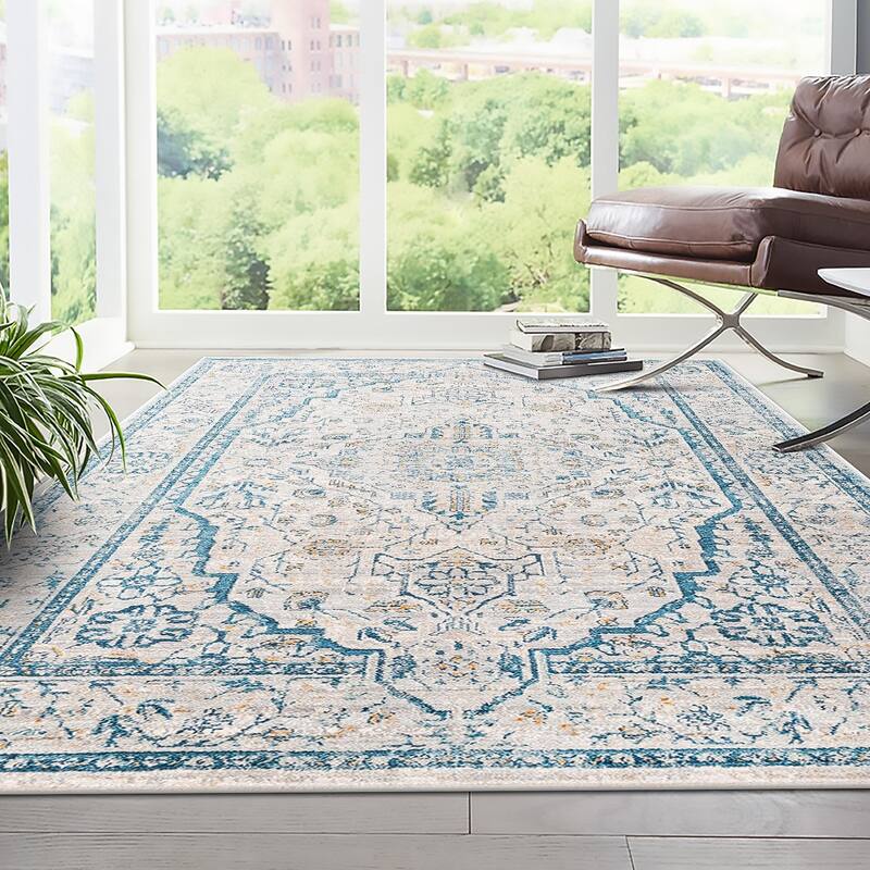 Traditional Nixa Collection Area Rug