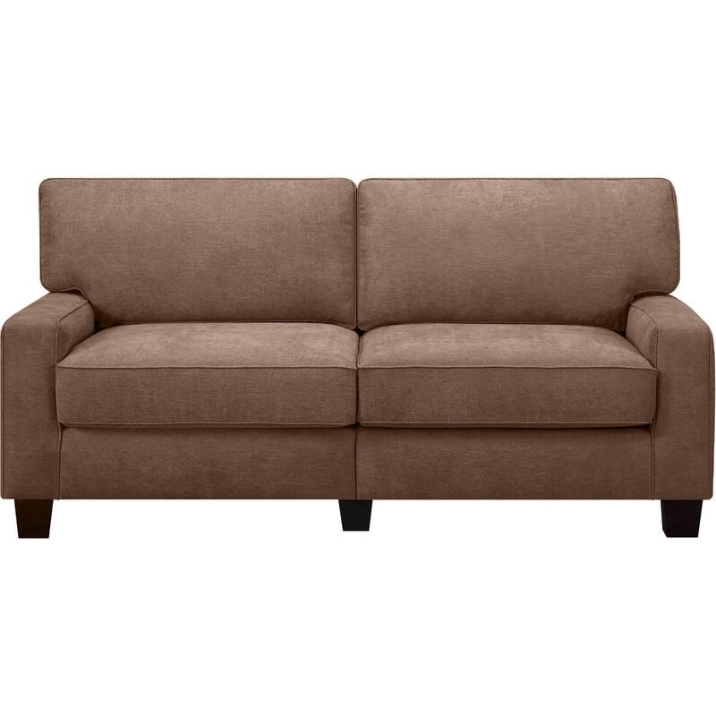 Serta Palisades Upholstered 73" Sofas for Living Room Modern Design Couch, Straight Arms, Soft Upholstery, Tool-Free Assembly