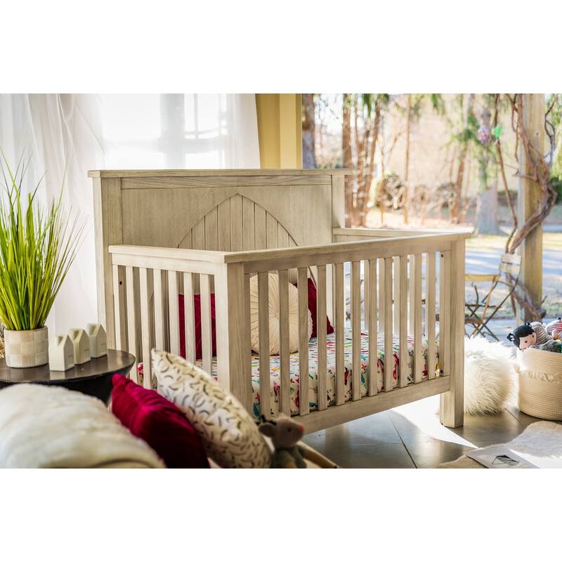 Milk Street Relic Winchester Crib - White