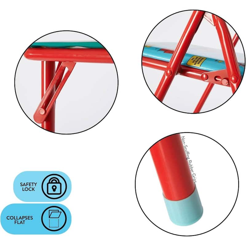 Peanuts 3 Piece Kids Activity Table and Chair Set