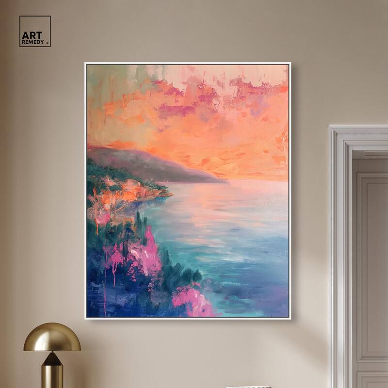 Tropical Twilight III Canvas by Art Remedy