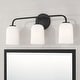 preview thumbnail 7 of 11, Lawson 3-light Bath/ Vanity Fixture w/ Soft White Glass