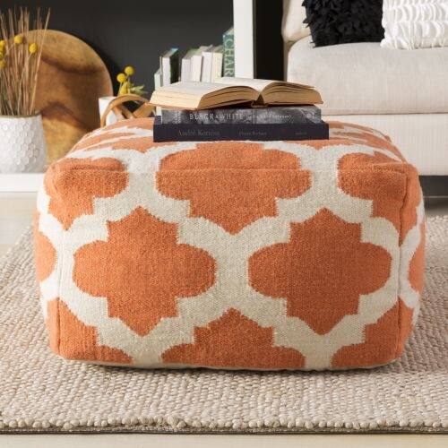 Shop Black Friday Deals On Surya Pouf 152 Indoor Pouf From The Surya Poufs Collection Overstock 18615815