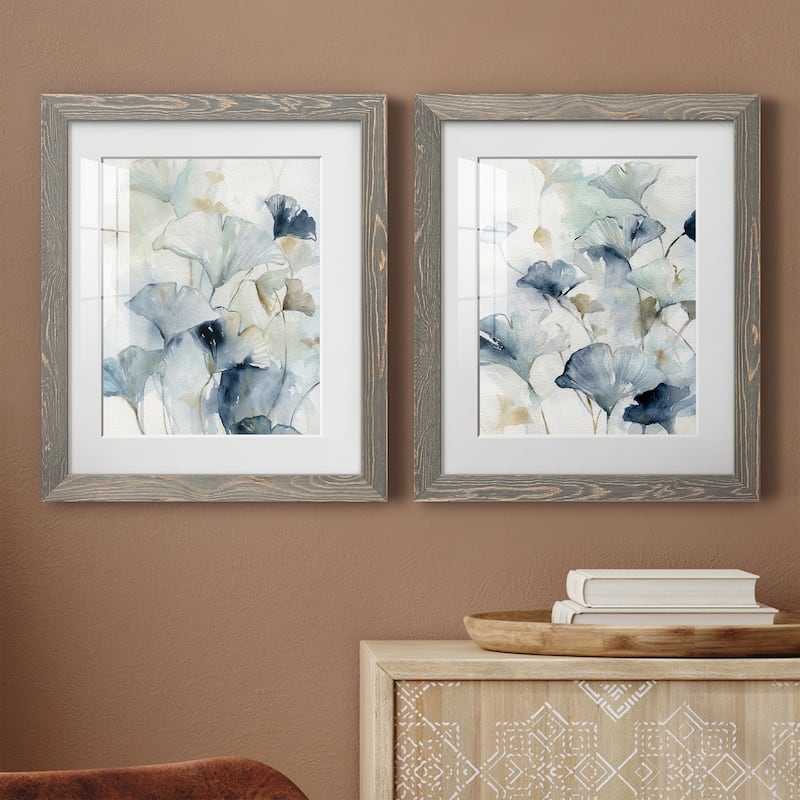Indigo Ginkgo I-Premium Framed Print - Ready to Hang