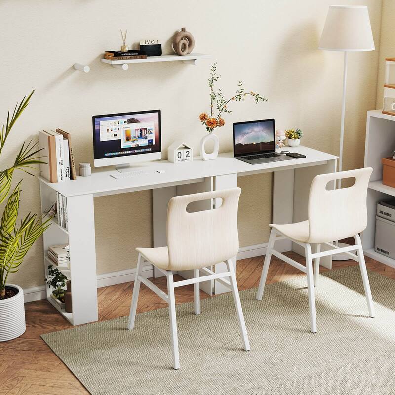 Costway 35.5" Compact PC Laptop Desk Modern Style Office Study Desk - See Details
